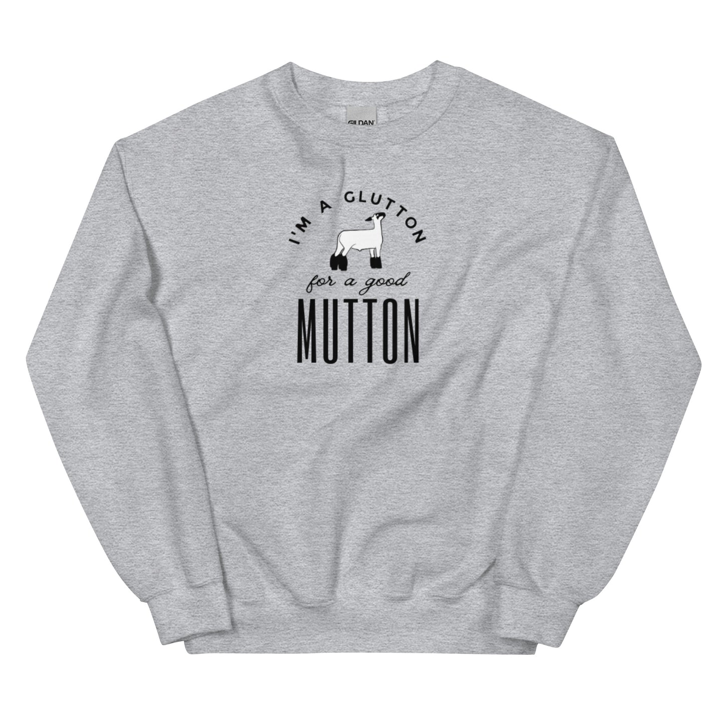 UNISEX CREW- MUTTON