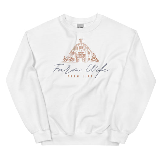 WOMENS CREW- FARM WIFE