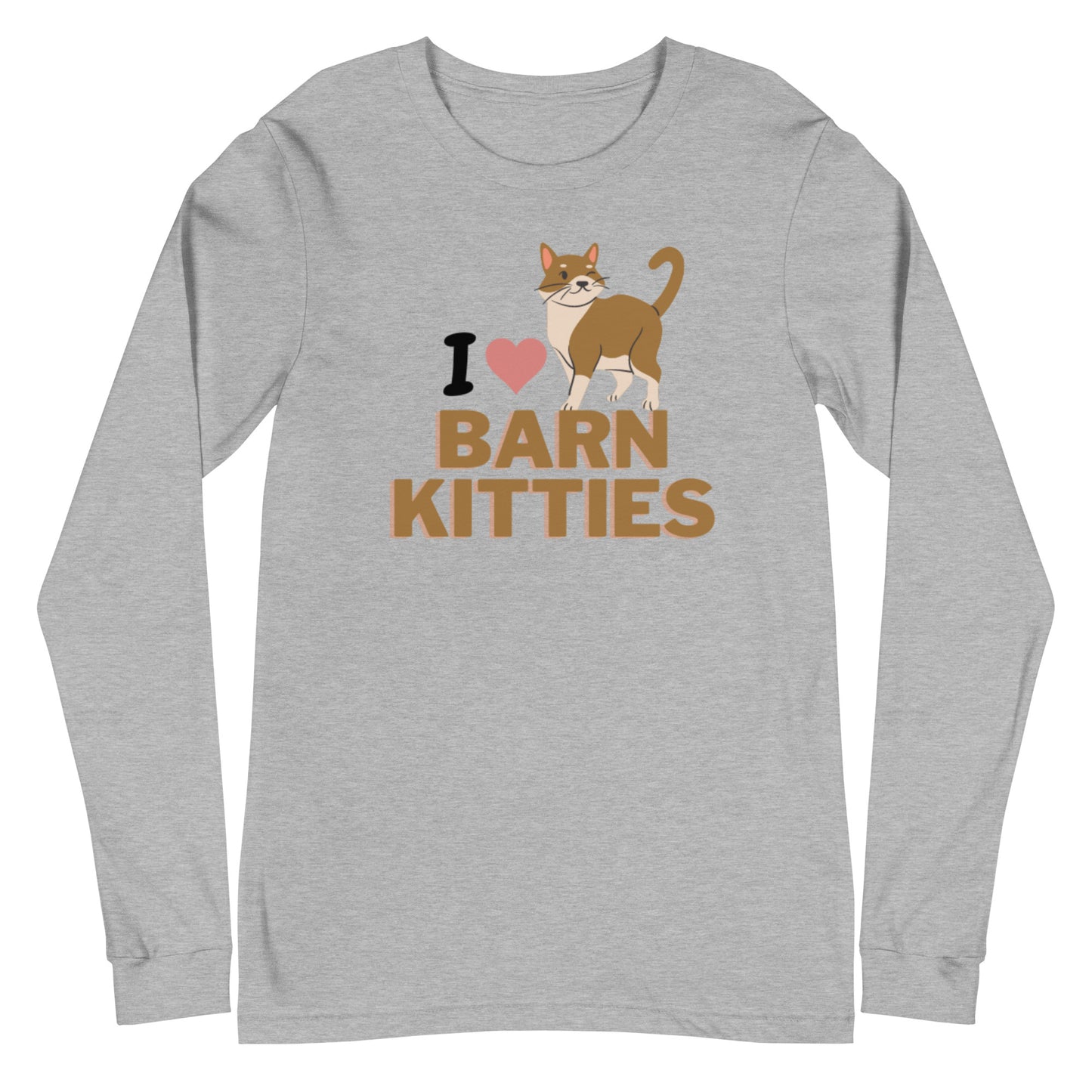 WOMENS LONG SLEEVE- BARN KITTIES