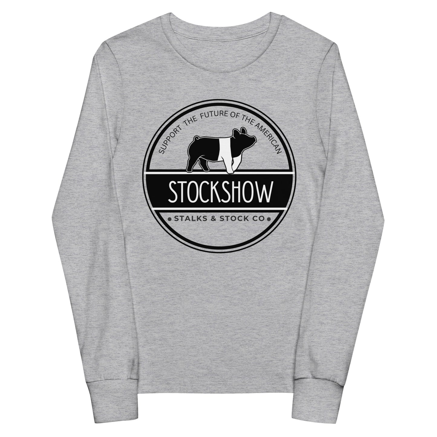 YOUTH LONG SLEEVE- STOCKSHOW PIG