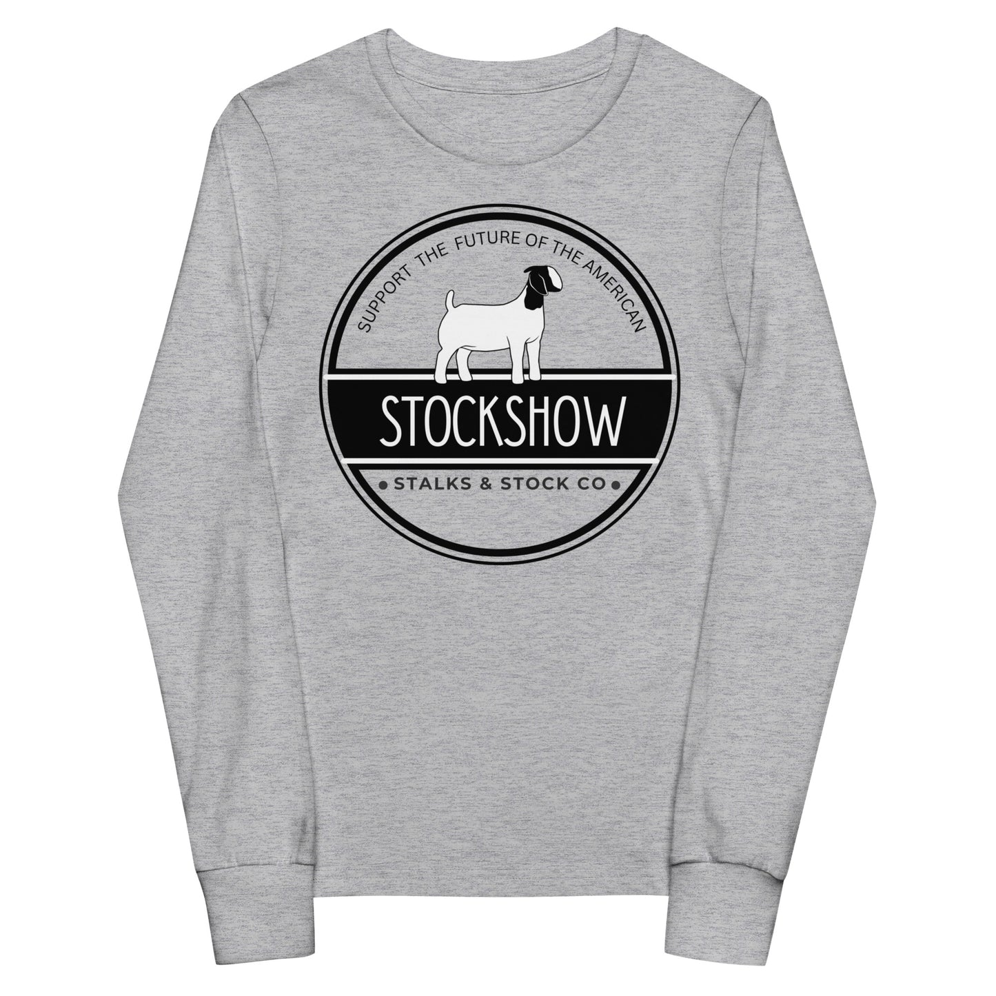 YOUTH LONG SLEEVE- STOCKSHOW GOAT