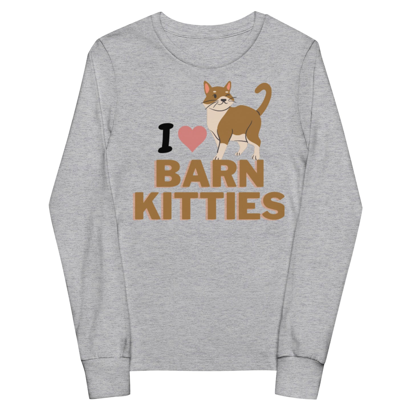 YOUTH LONG SLEEVE- LOVE BARN KITTIES