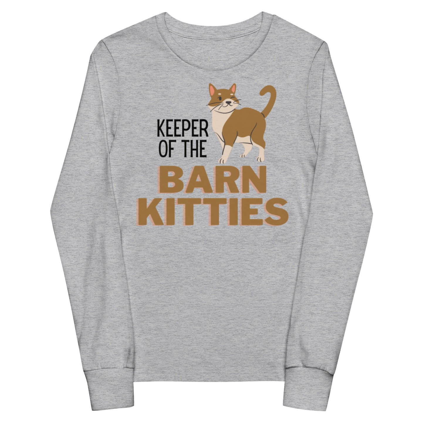 YOUTH LONG SLEEVE- KEEPER OF THE BARN KITTIES