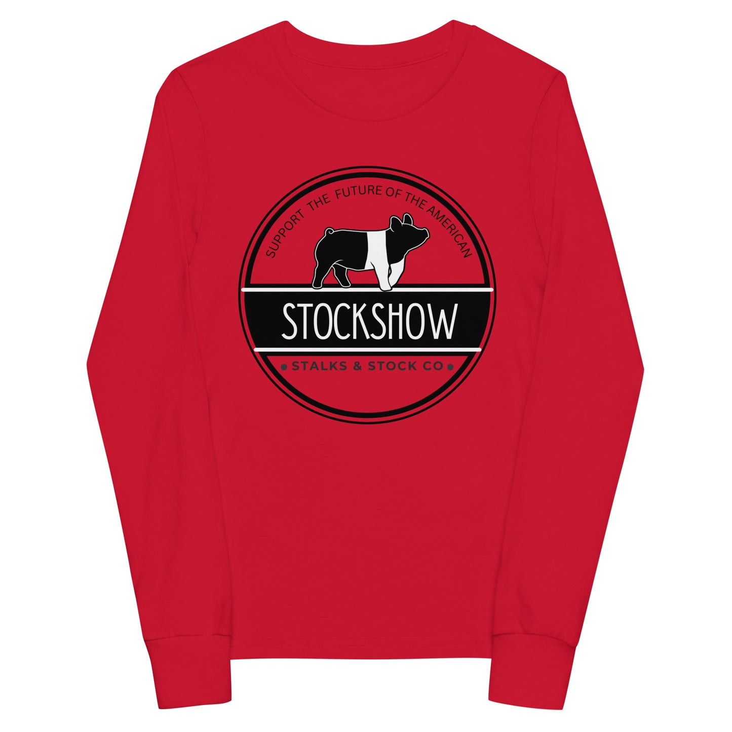 YOUTH LONG SLEEVE- STOCKSHOW PIG