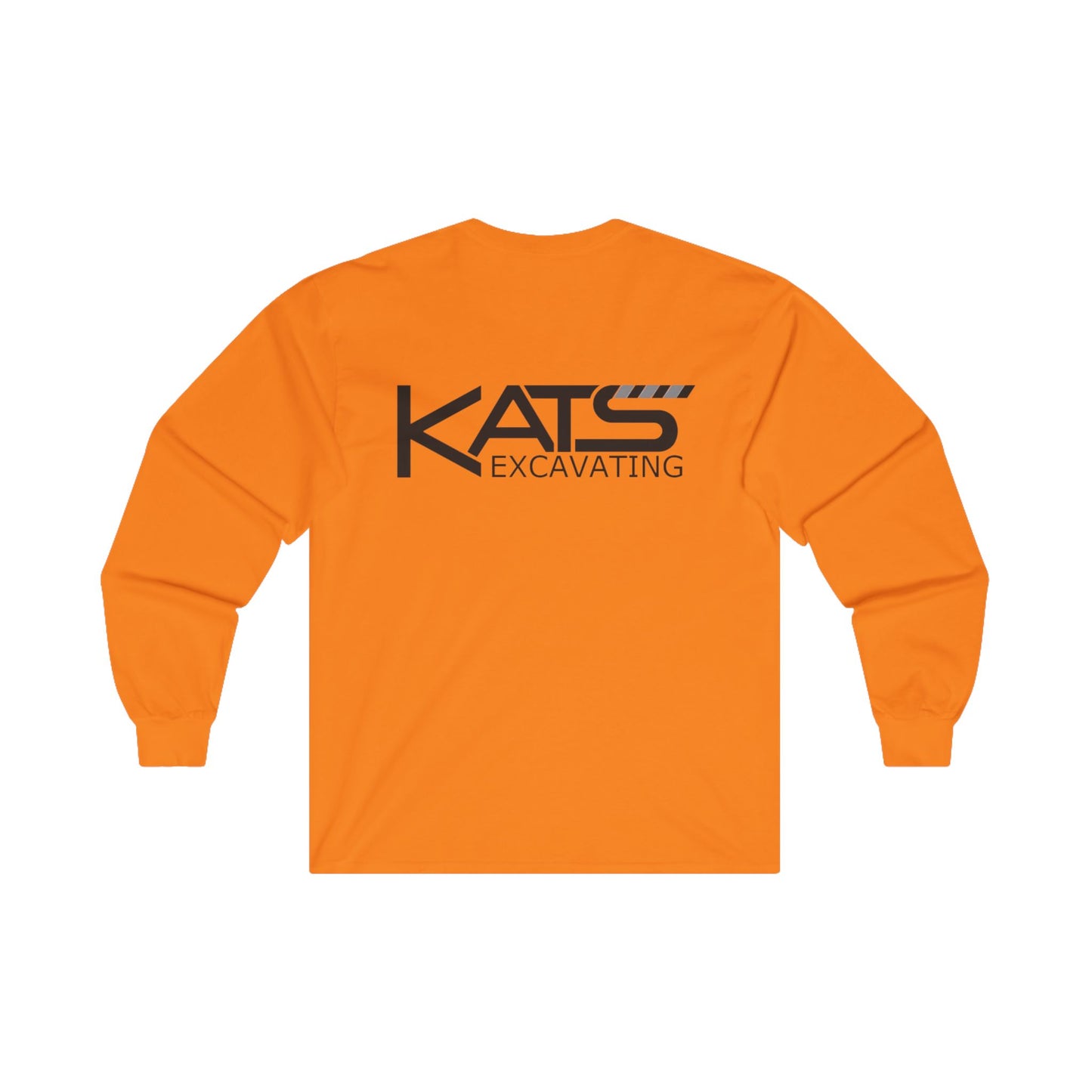 KATS EXCAVATING- Unisex Ultra Cotton Long Sleeve Tee SAFETY COLORS