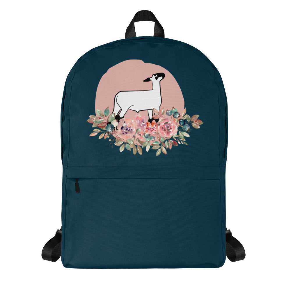 BACKPACK- FLORAL LAMB