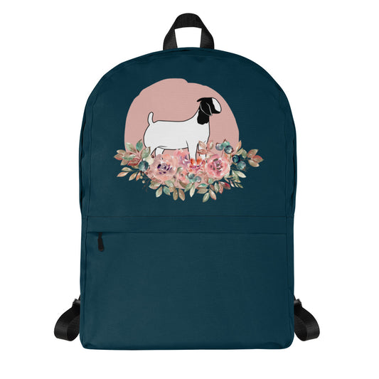 BACKPACK- FLORAL GOAT