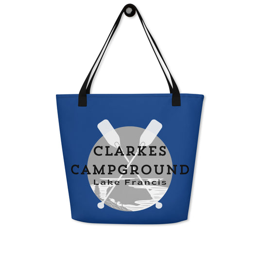 CLARKES CAMPGROUND- LARGE TOTE BAG