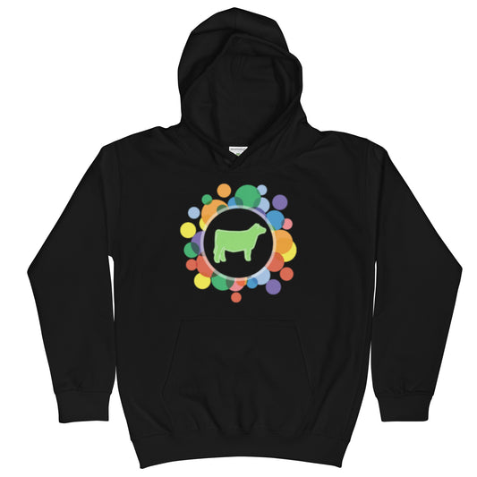 YOUTH HOODIE- BUBBLE HEIFER