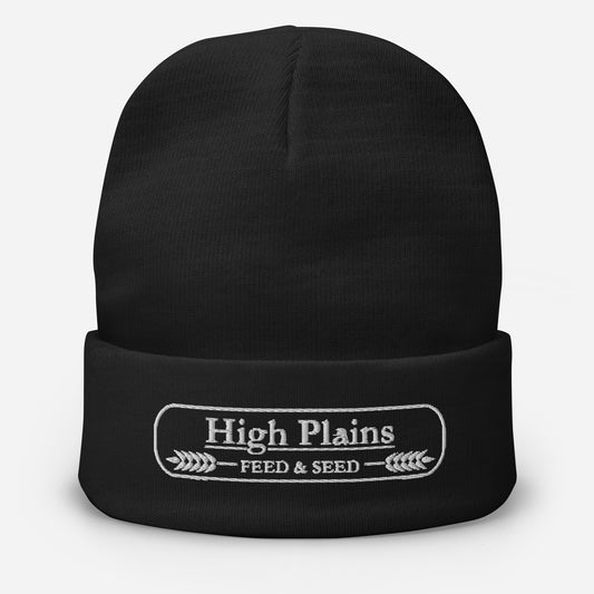 HIGH PLAINS- Embroidered Beanie