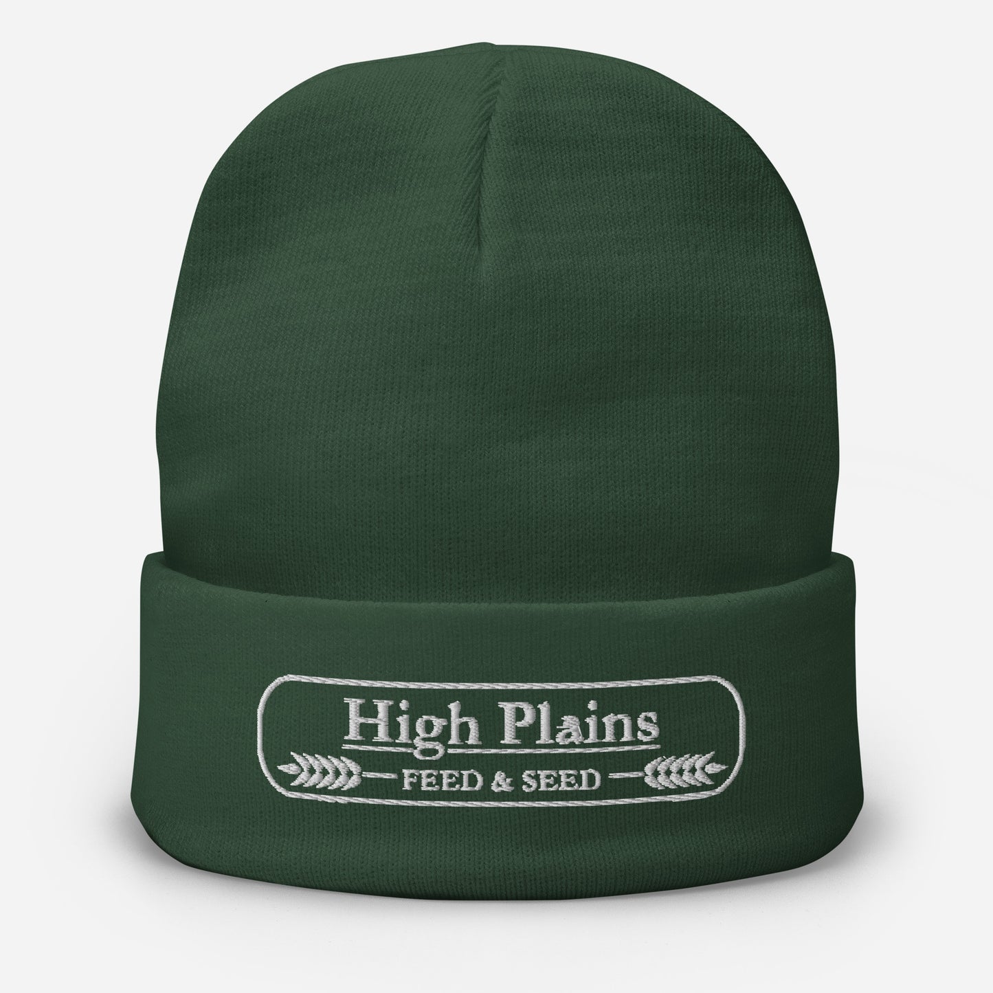 HIGH PLAINS- Embroidered Beanie