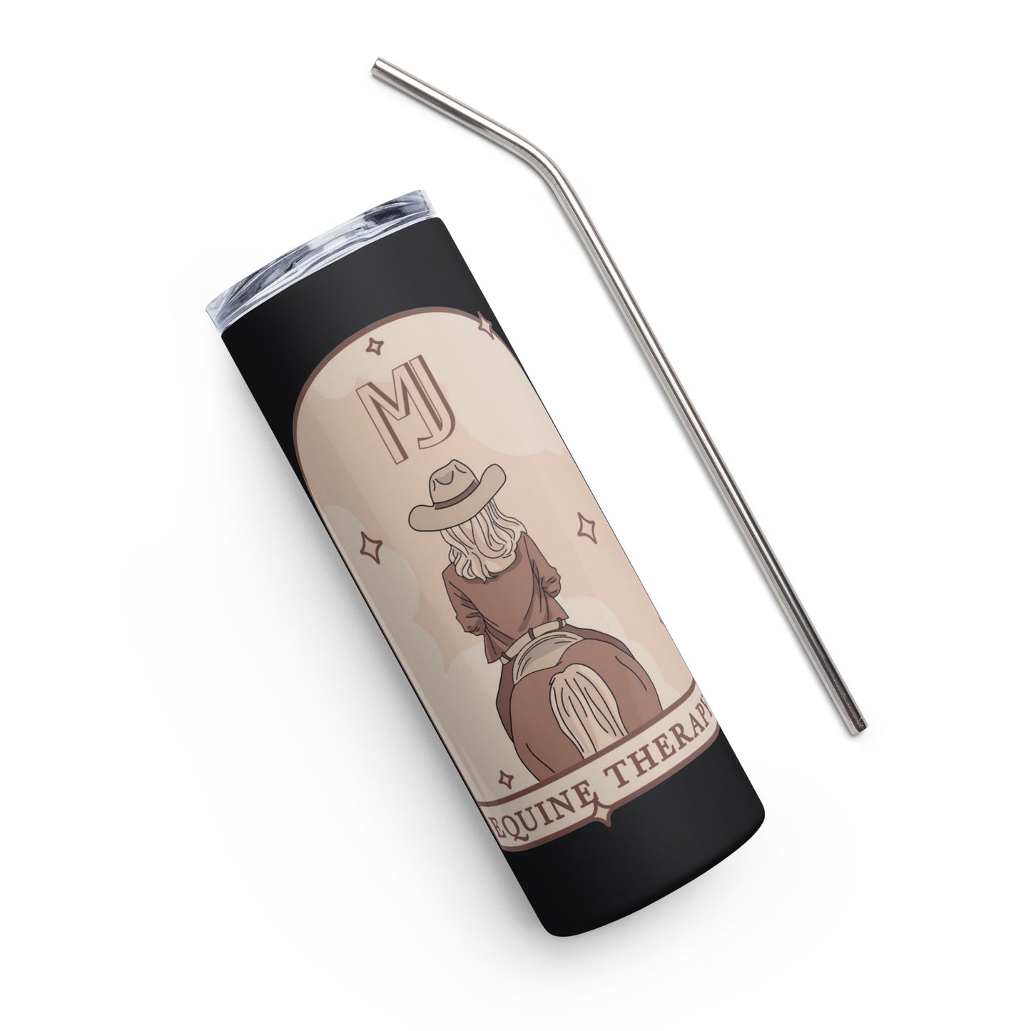 STAINLESS TUMBLER- MJ EQUINE