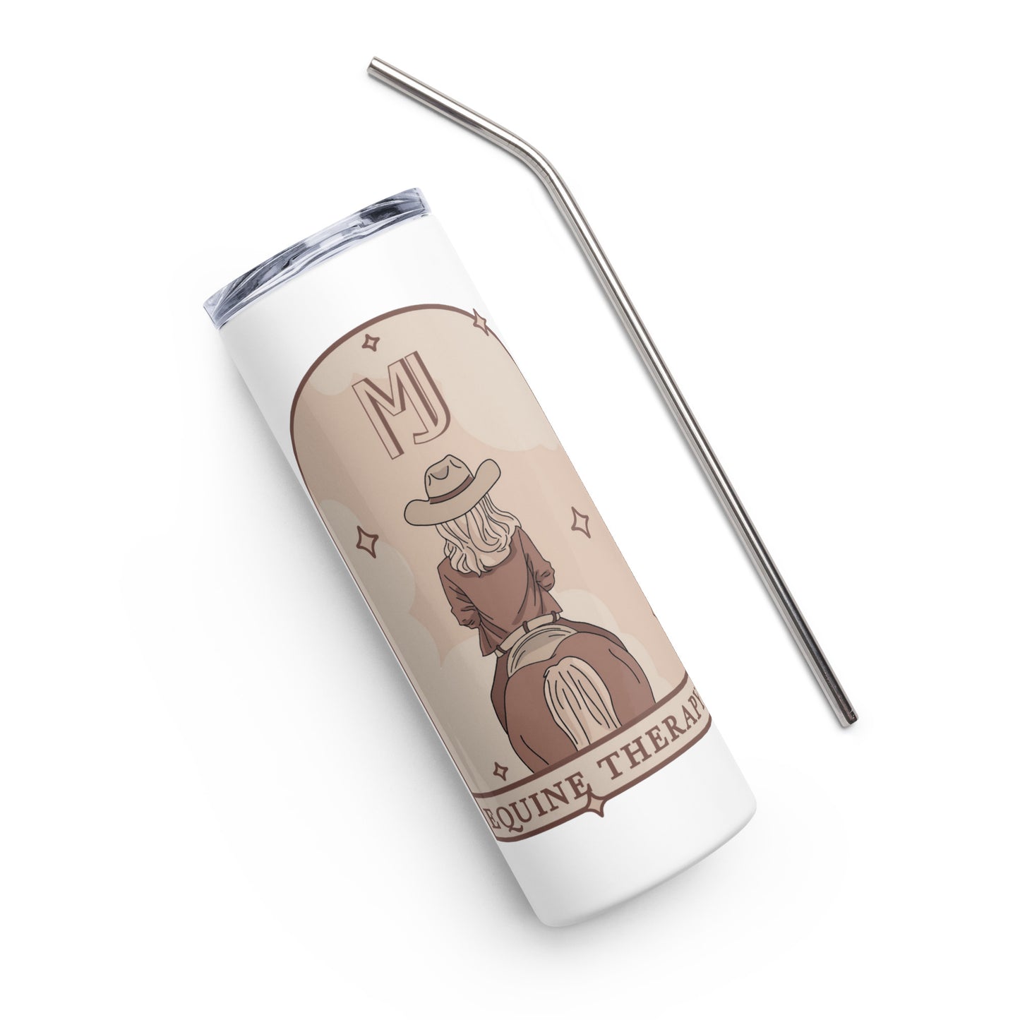 STAINLESS TUMBLER- MJ EQUINE