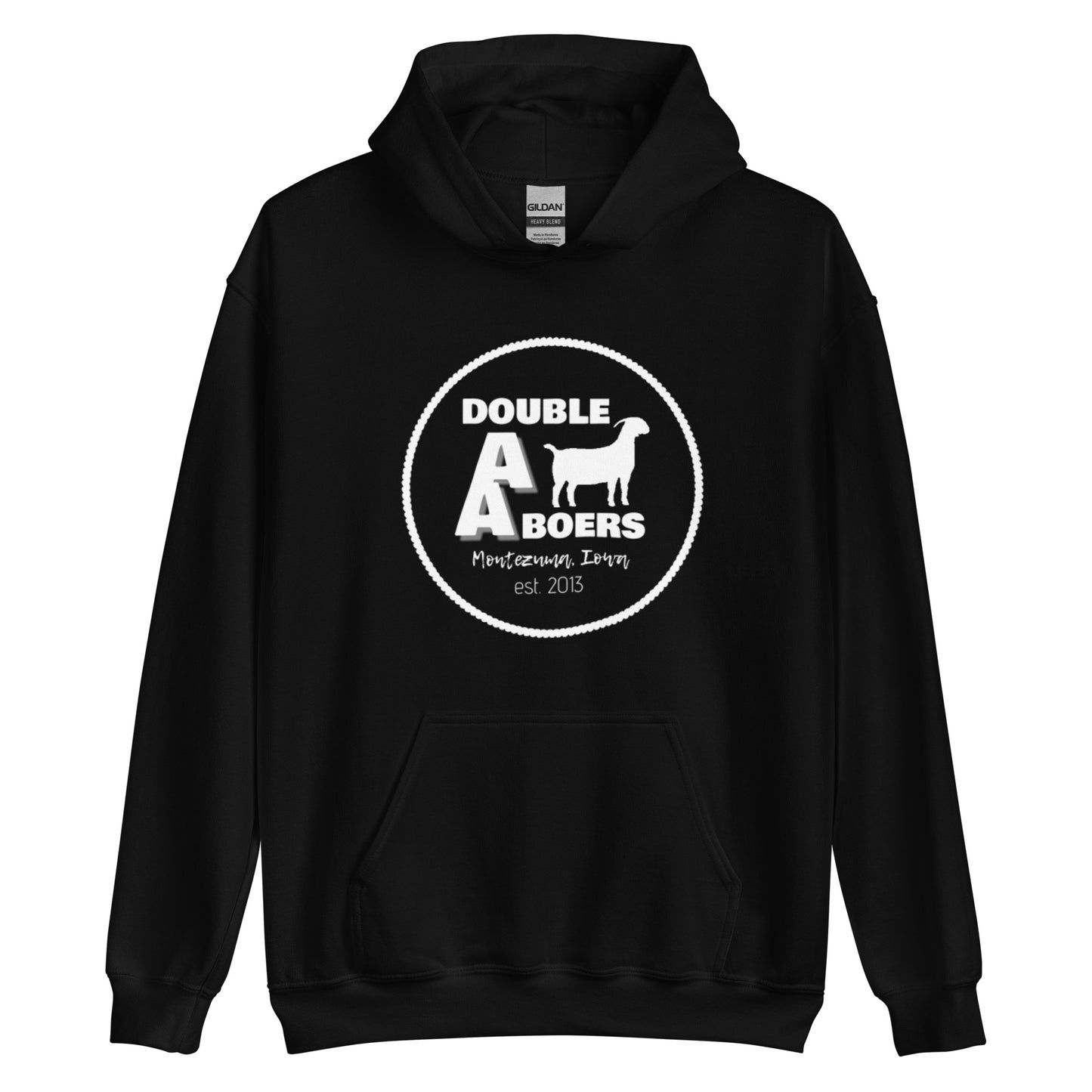 DOUBLE A BOERS - HOODIE WHITE LOGO