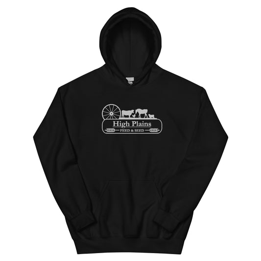 HIGH PLAINS FEED & SEED- UNISEX HOODIE EMBROIDERED