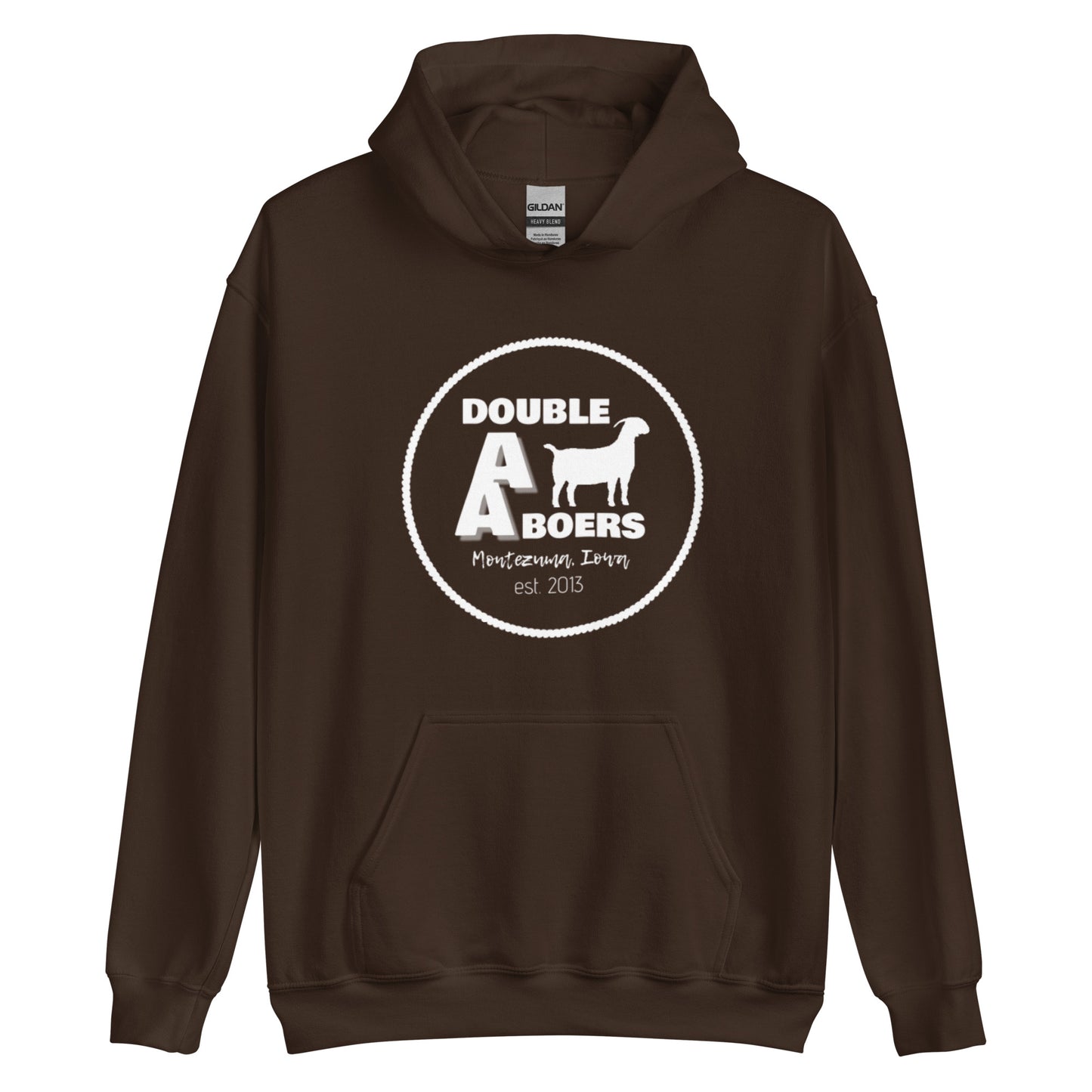 DOUBLE A BOERS - HOODIE WHITE LOGO