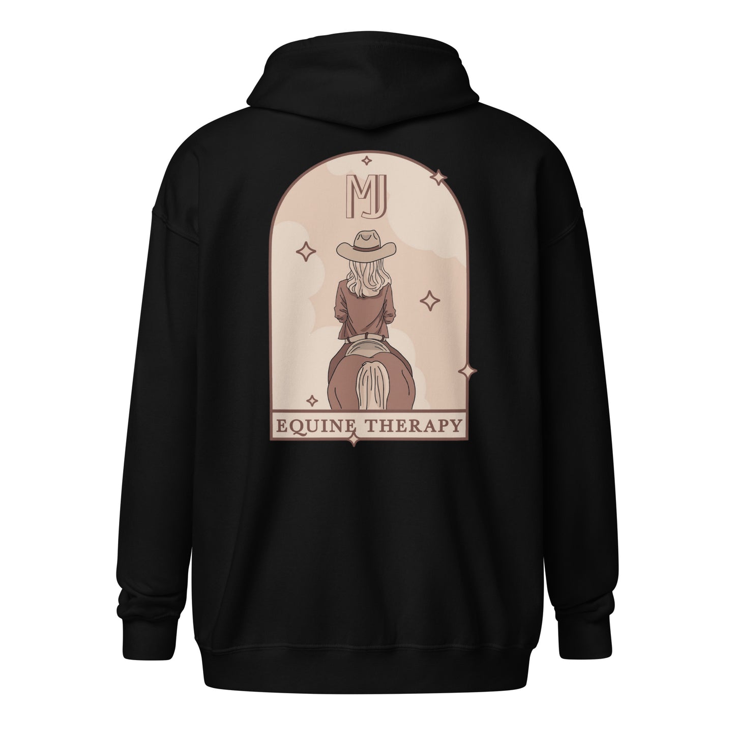 MJ EQUINE- UNISEX ZIPMUP HOODIE