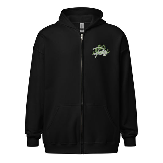 PETTY FARMS- EMBROIDERED Unisex heavy blend zip hoodie