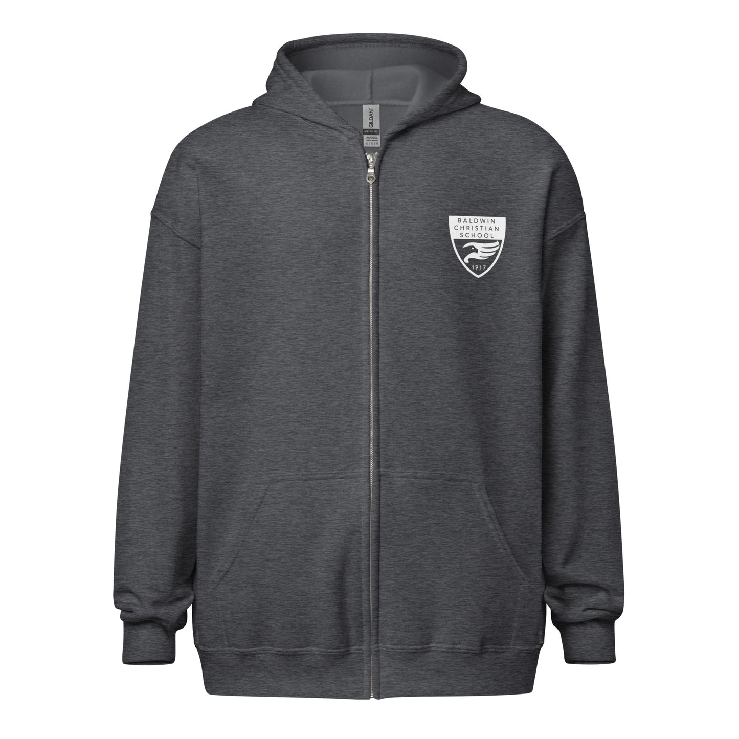 BALDWIN CHRISTIAN SCHOOL- UNISEX ZIP HOODIE