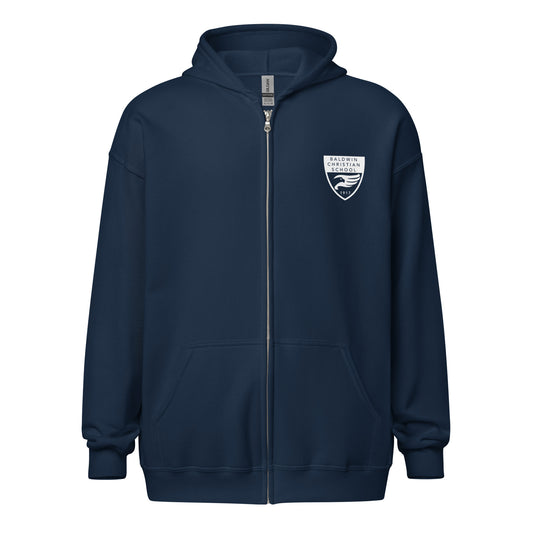 BALDWIN CHRISTIAN SCHOOL- UNISEX ZIP HOODIE