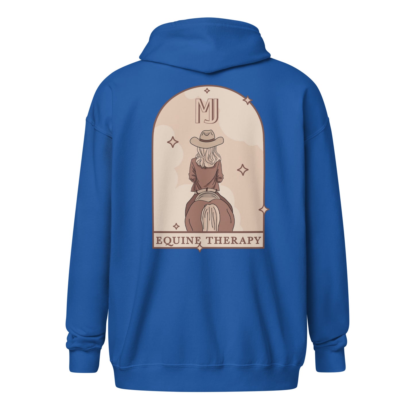 MJ EQUINE- UNISEX ZIPMUP HOODIE