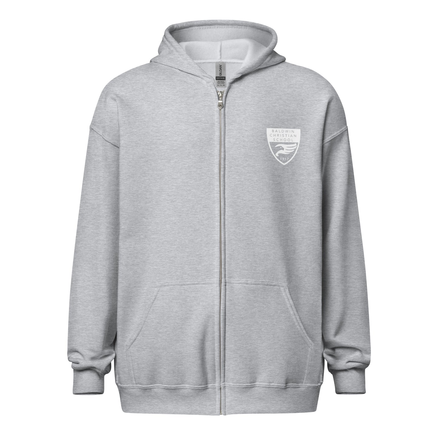 BALDWIN CHRISTIAN SCHOOL- UNISEX ZIP HOODIE