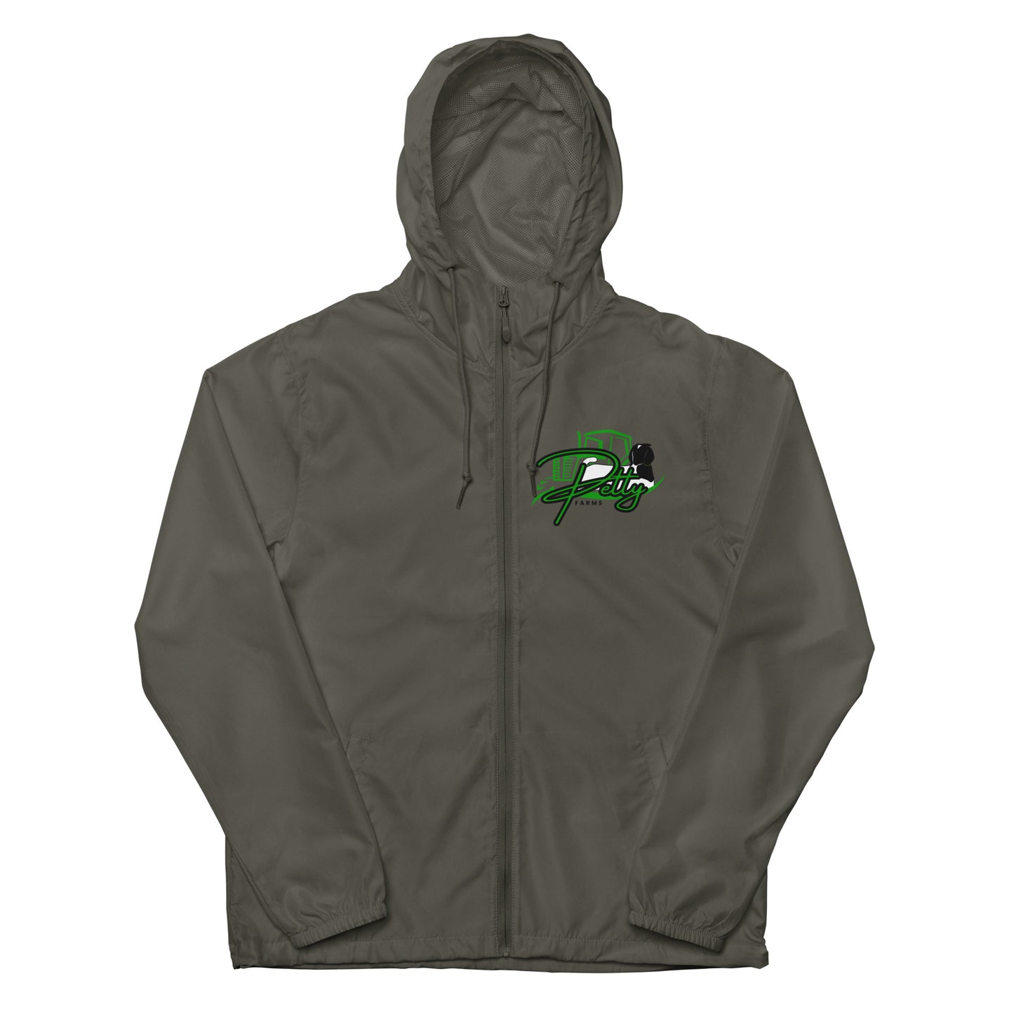 PETTY FARMS- lightweight zip up windbreaker