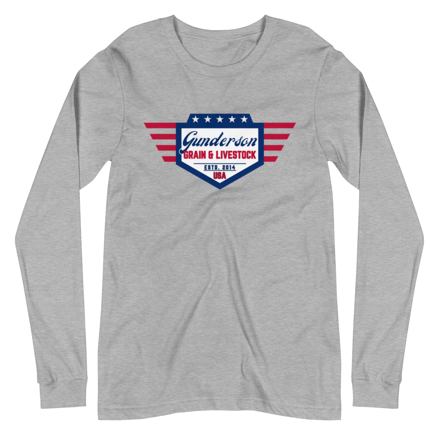 GUNDERSON GRAIN & LIVESTOCK- WOMENS LONG SLEEVE TEE