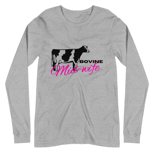 WOMENS LONG SLEEVE- BOVINE MID- WIFE