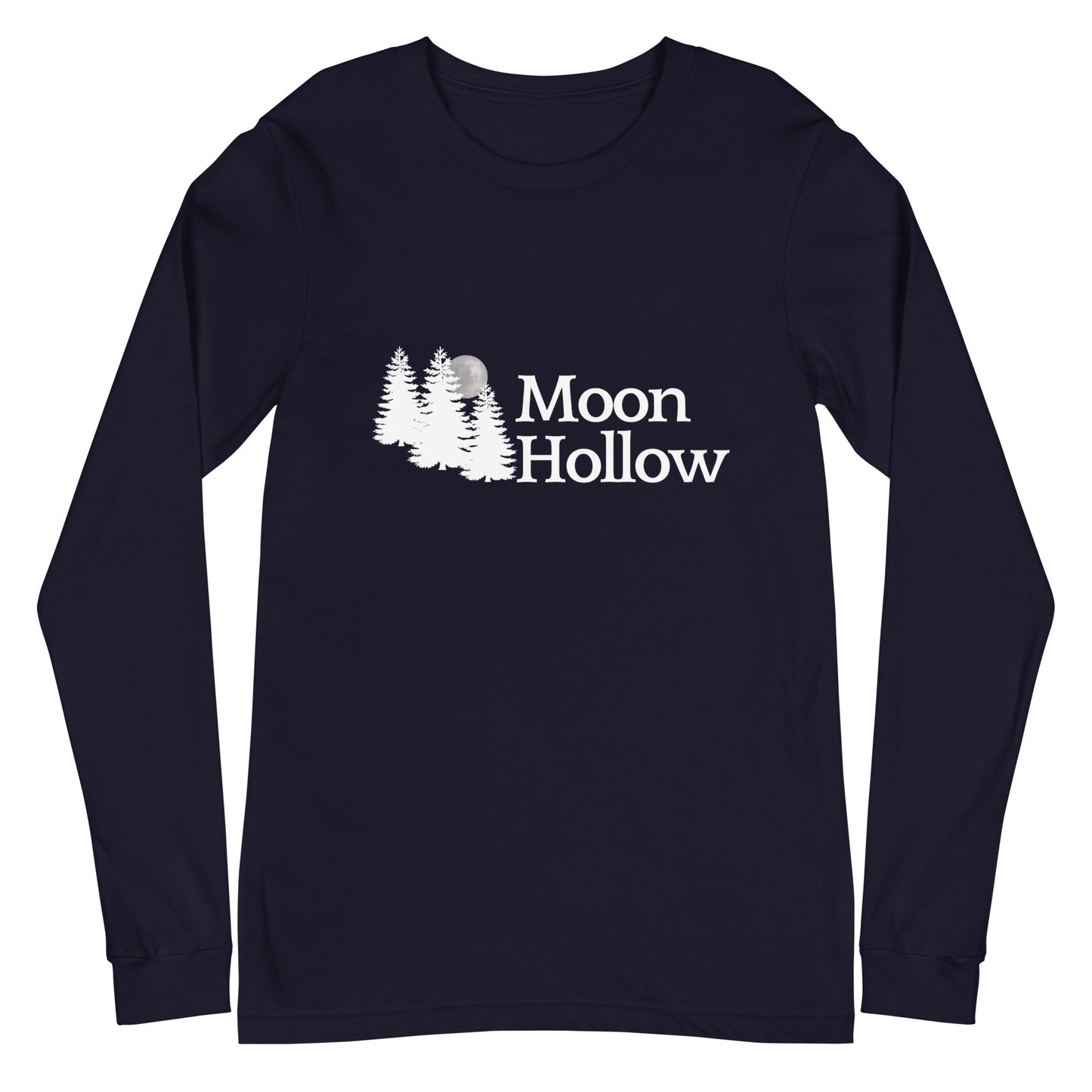 MOON HOLLOW- UNISEX LONG SLEEVE (FRONT LOGO)