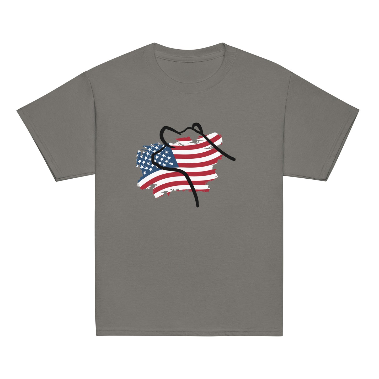 YOUTH TEE- FLAG HIEFER