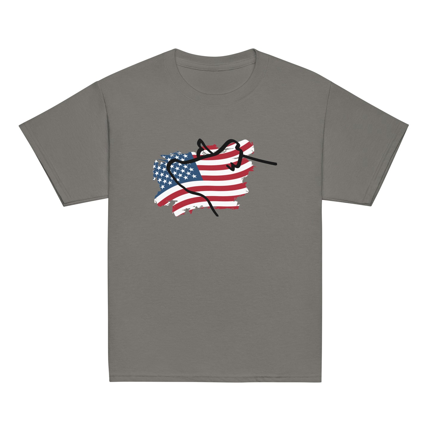 YOUTH TEE- FLAG HOG