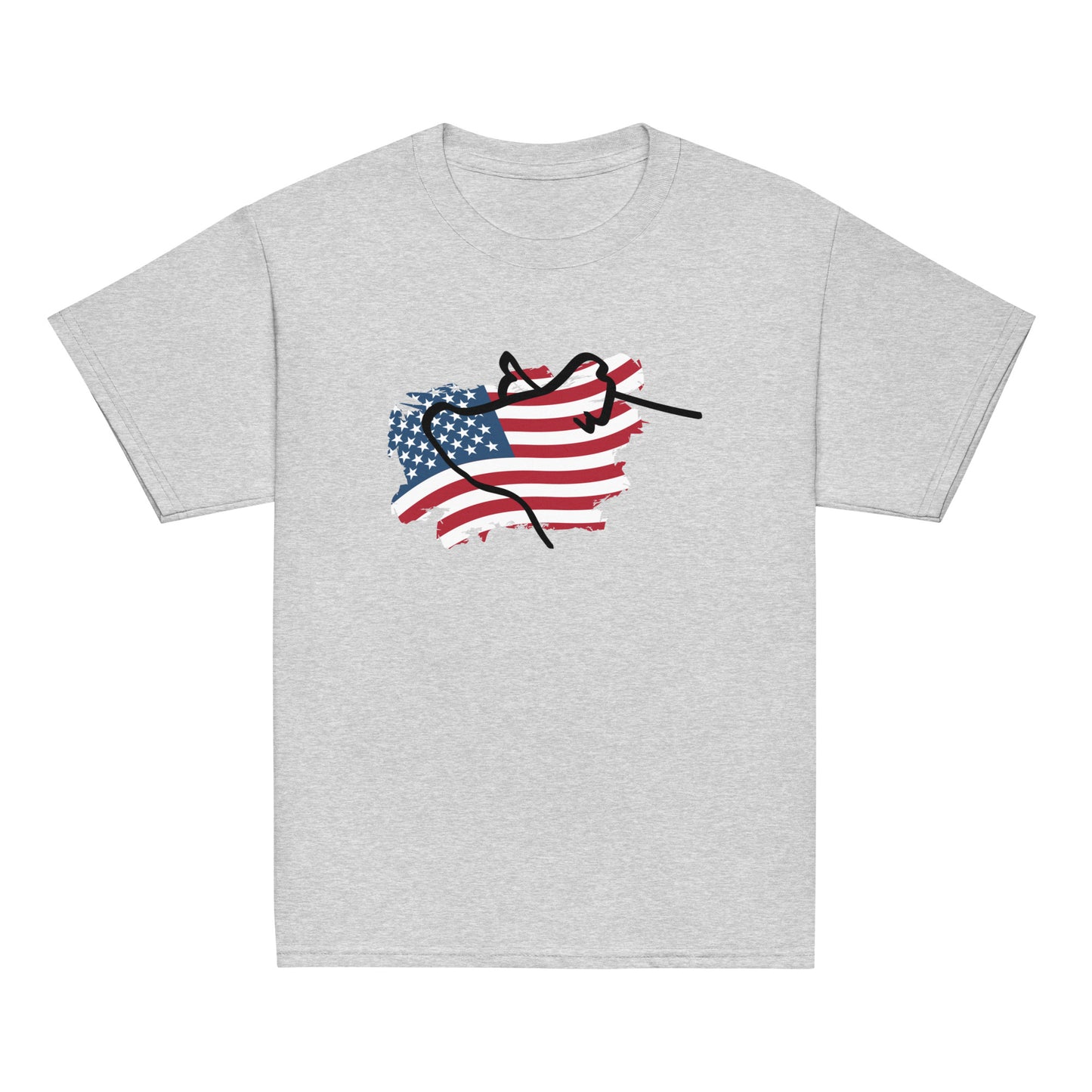 YOUTH TEE- FLAG HOG