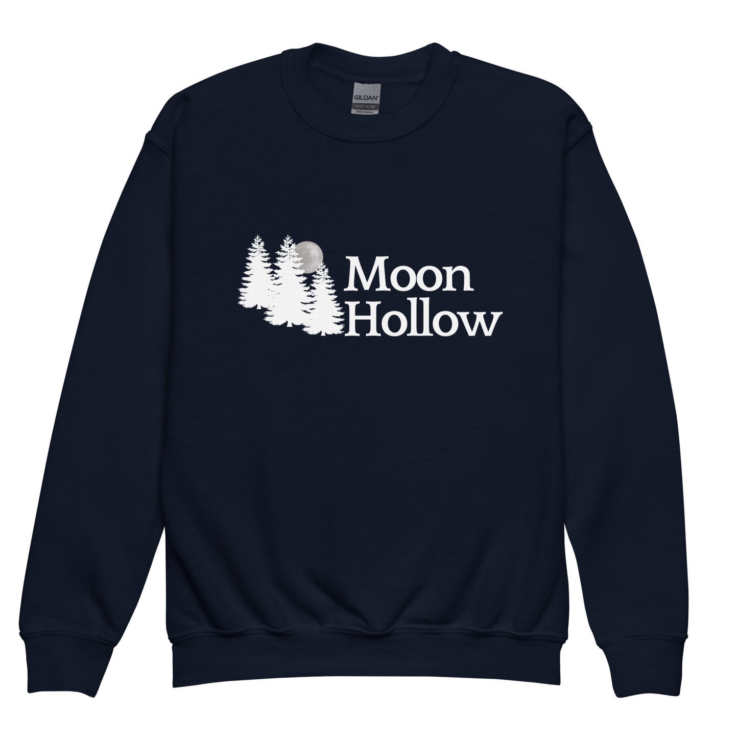 MOON HOLLOW- YOUTH CREWNECK SWEATSHIRT (FRONT LOGO)