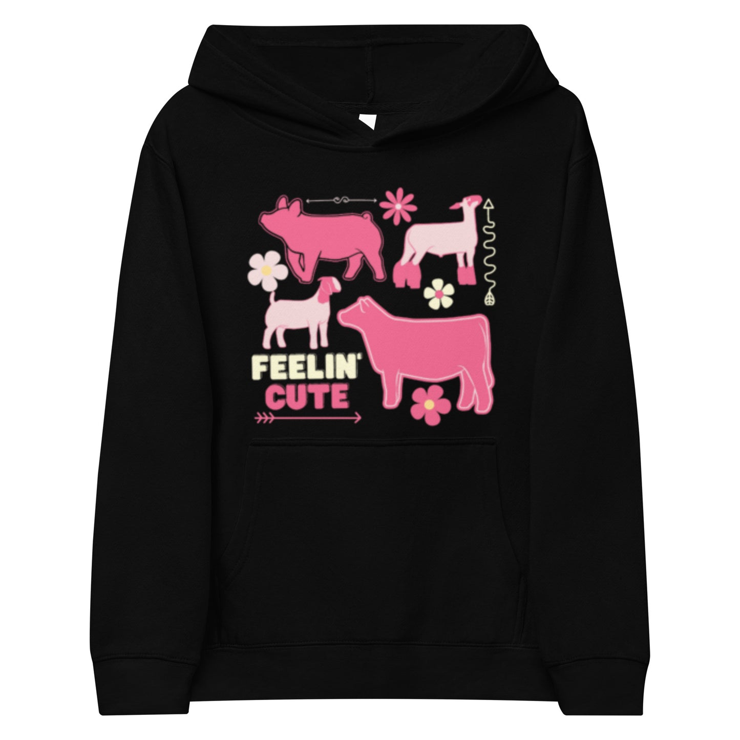 YOUTH HOODIE- FEELIN' CUTE