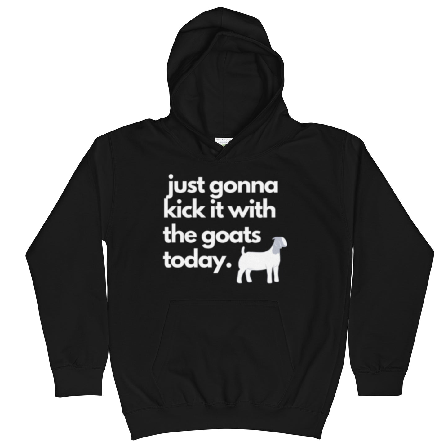 YOUTH HOODIE- KICK IT WITH THE GOATS