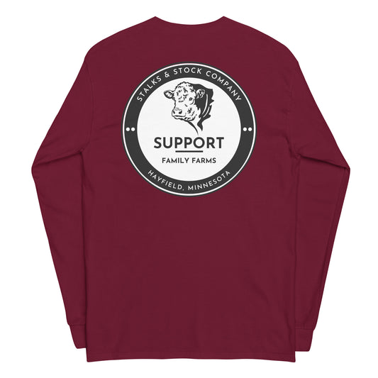MENS LONG SLEEVE- SUPPORT FAMILY FARMS