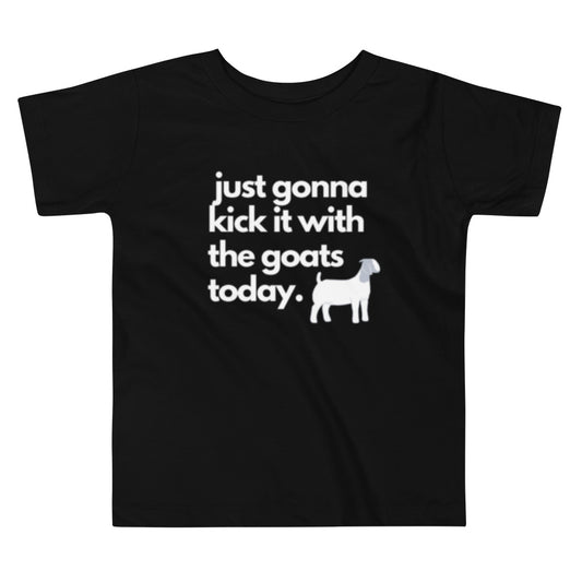 TODDLER TEE- KICK IT WITH THE GOATS
