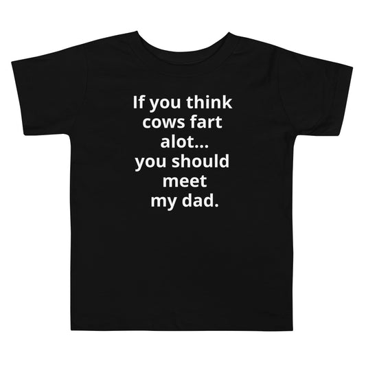 TODDLER TEE- COW FARTS
