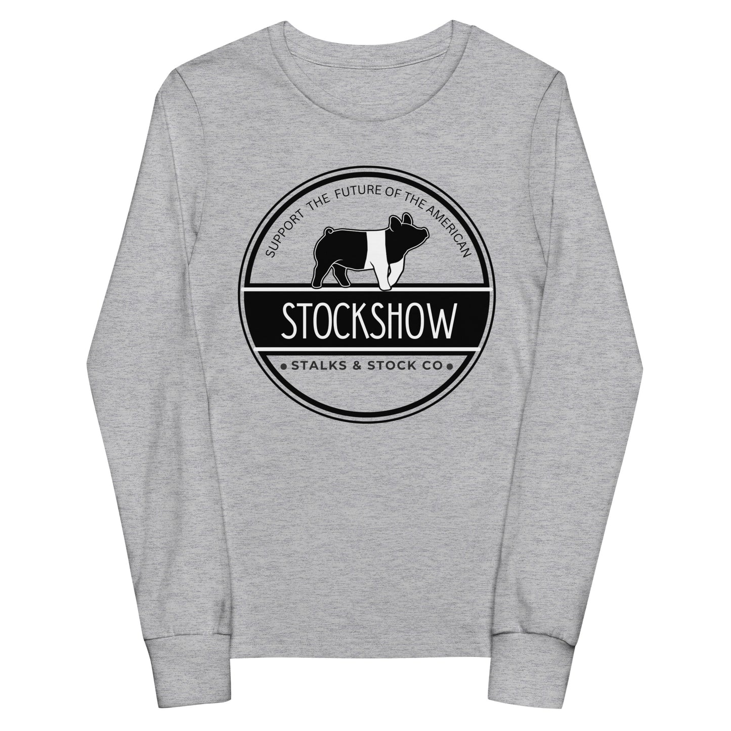 YOUTH LONG SLEEVE- STOCKSHOW PIG